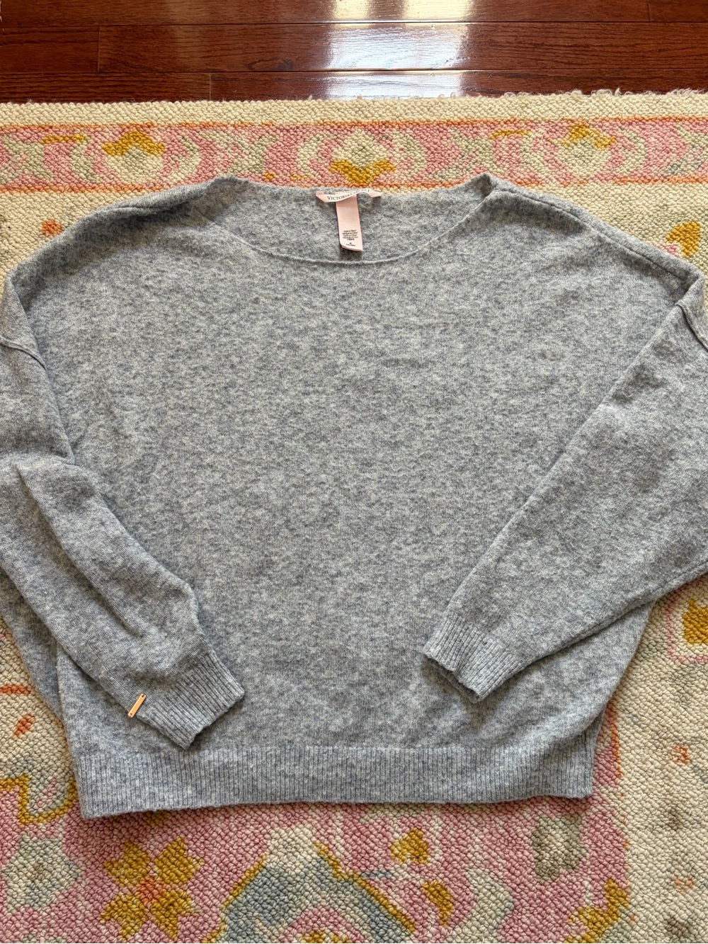 Victoria Secret Boatneck Gray Women's Sweater - Picture 3 of 6